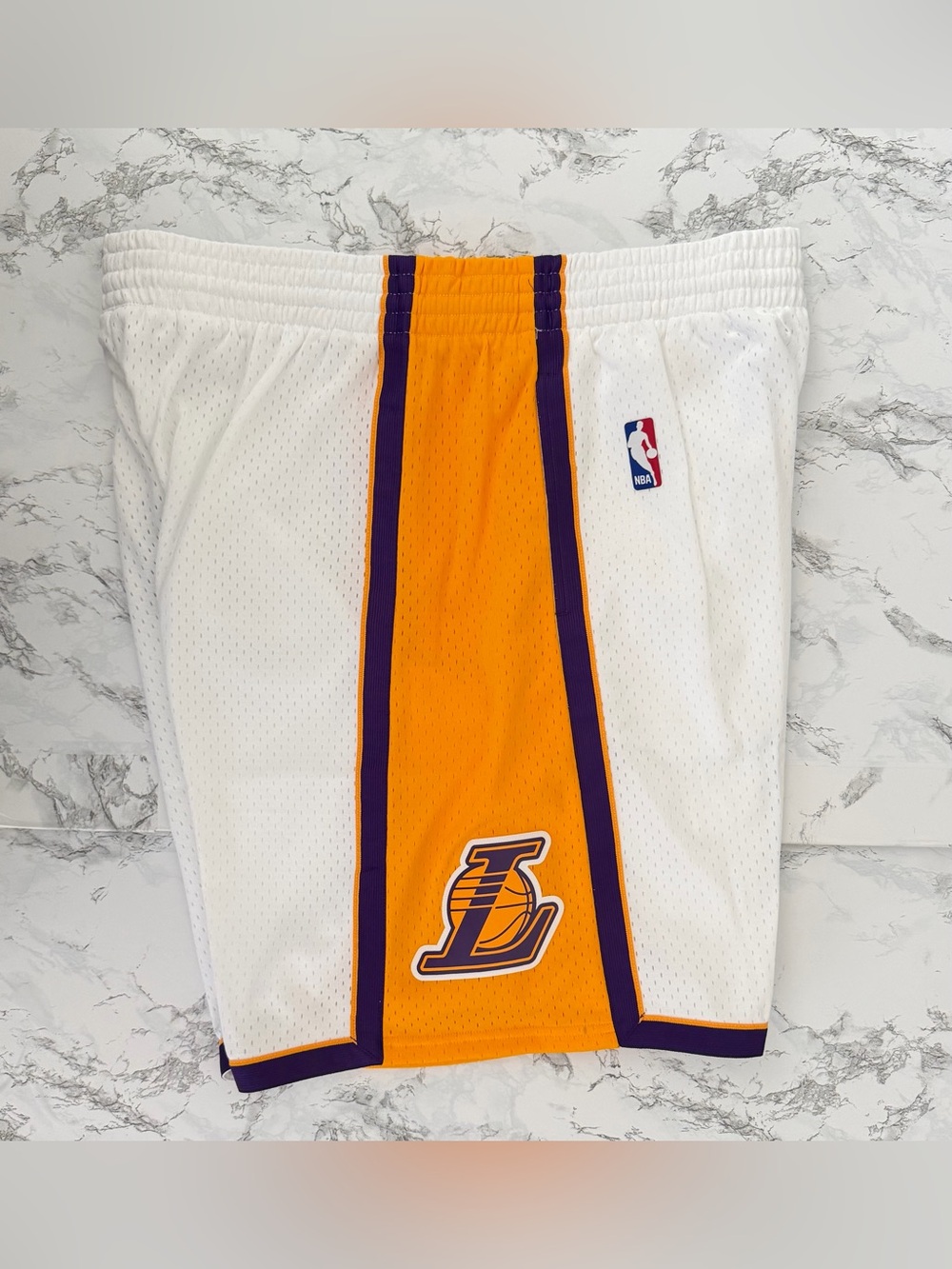 Los Angeles Lakers NBA 2009 Mitchell & Ness Swingman Shorts Kobe Gasol Size 2XL